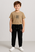 Chex Printed Top Bottom Set For Boys